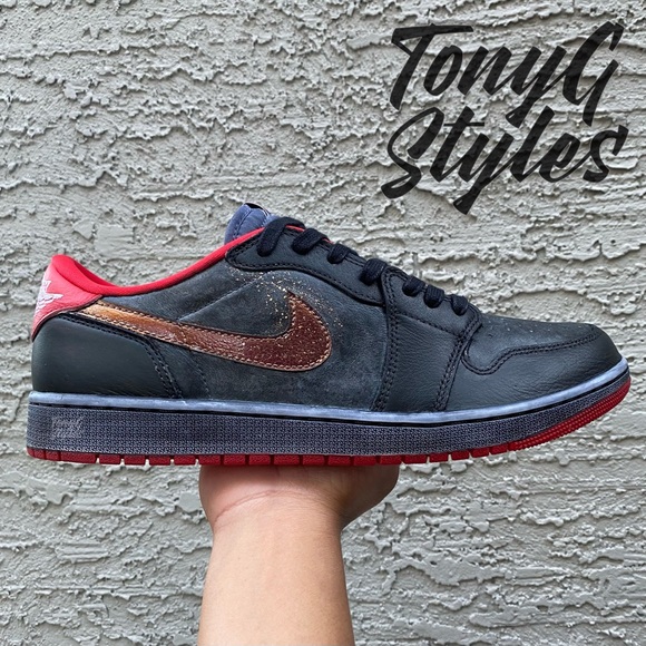 🔥NEW🔥 CUSTOM AIR JORDAN 1 RETRO LOW - Picture 2 of 16